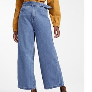 Gilli wide leg jeans with belt